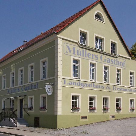 Landgasthaus Muellers Gasthof Radeberg Buitenkant foto