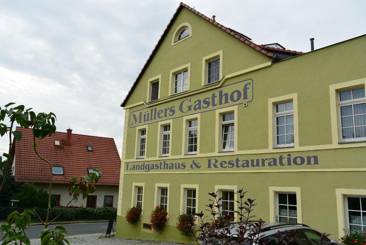 Landgasthaus Muellers Gasthof Radeberg Buitenkant foto