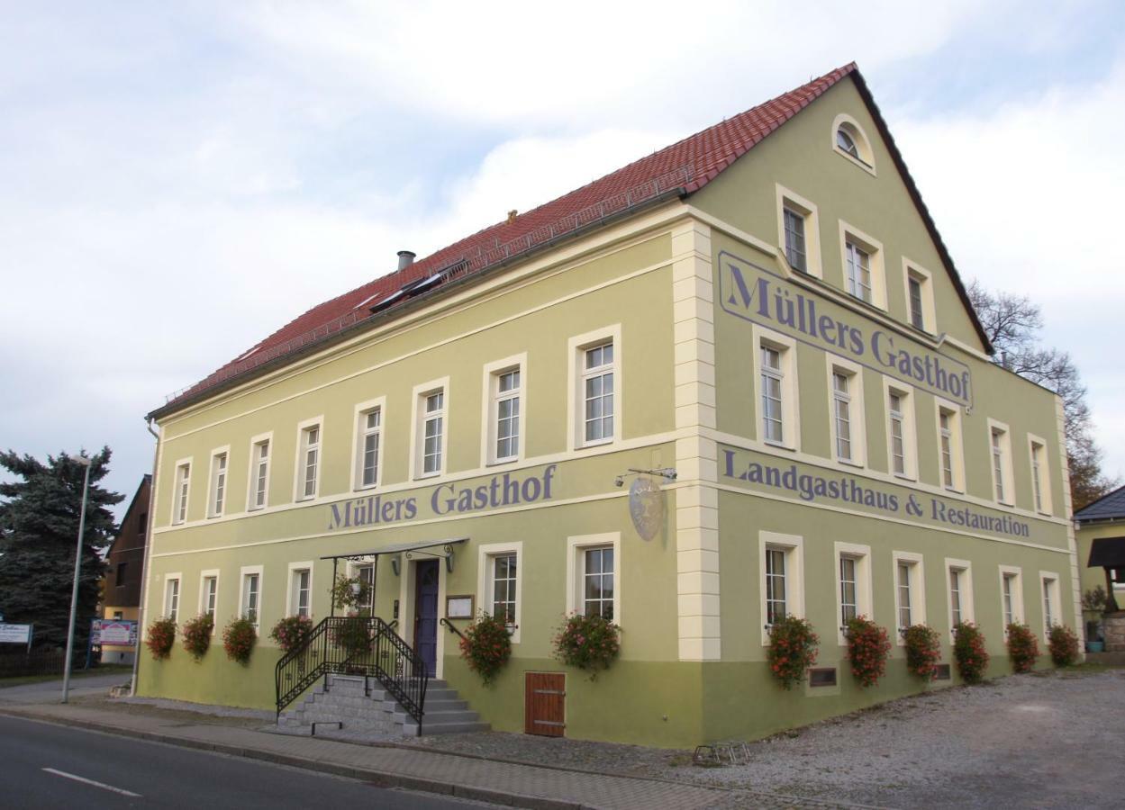 Landgasthaus Muellers Gasthof Radeberg Buitenkant foto